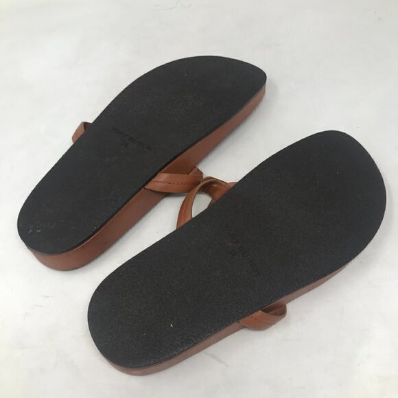 TORY BURCH Miller Cloud Sandal Aged Camello SIZE 9.5 - Picture 8 of 9